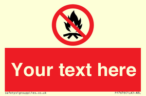 Custom prohibition No campfire